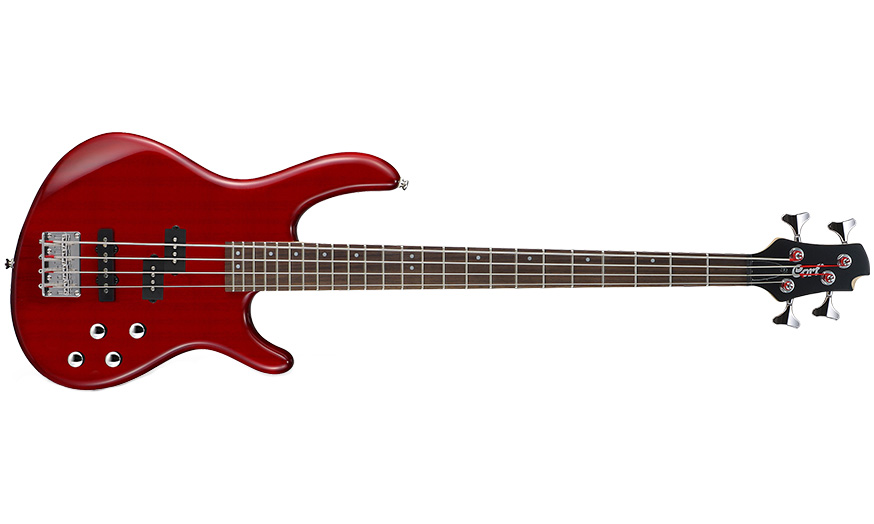 Cort Action Bass Plus Tr - Trans Red - Basse Électrique Solid Body - Variation 1