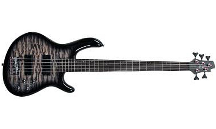 Cort Action Dlx V Plus Fgb 5-cordes Active Rw - Faded Gray Burst - Basse Électrique Solid Body - Variation 1