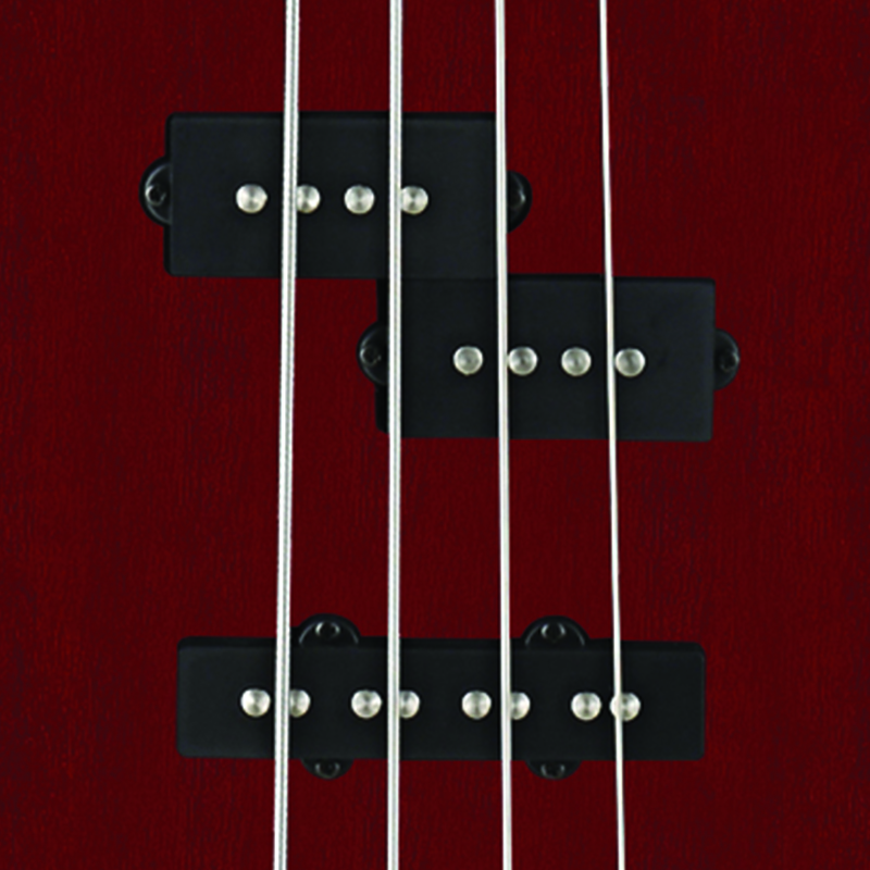 Cort Action Pj Opw - Open Pore Walnut - Basse Électrique Solid Body - Variation 2