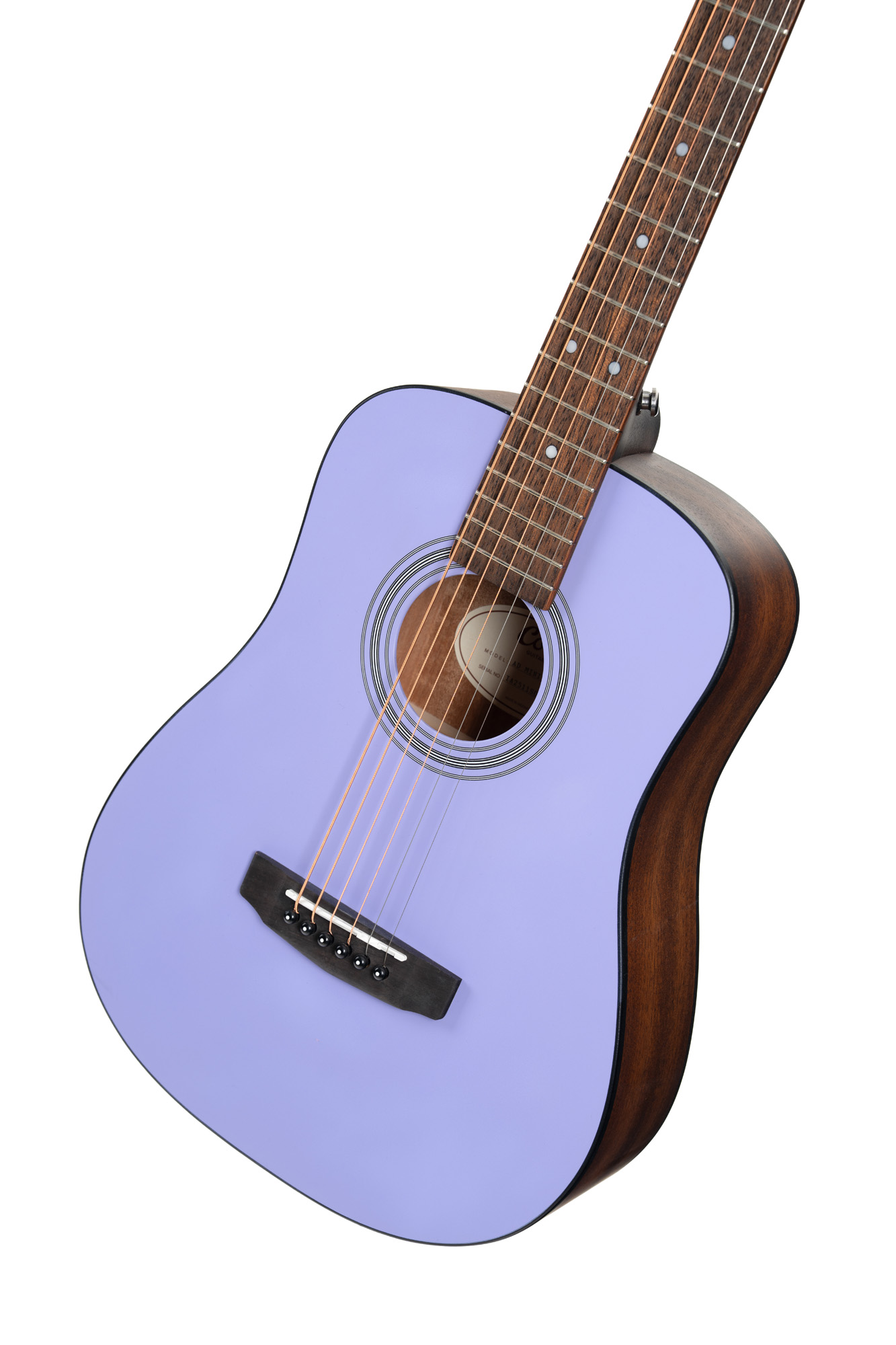 Cort Ad Mini Op Epicea Acajou Mer - Lavender - Guitare Folk - Variation 1