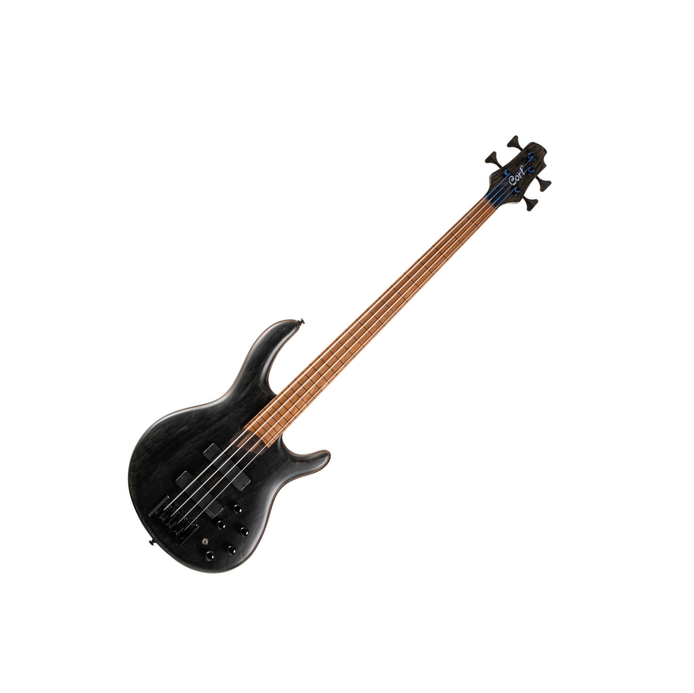 Cort B4 Element Active Bartolini Fretless Mn - Black - Basse Électrique Solid Body - Variation 1