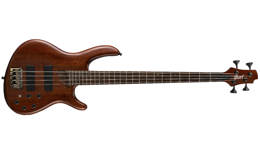 Cort B4 Plus Mh Opm Artisan Active Bartonini Rw - Open Pore Mahogany - Basse Électrique Solid Body - Variation 1