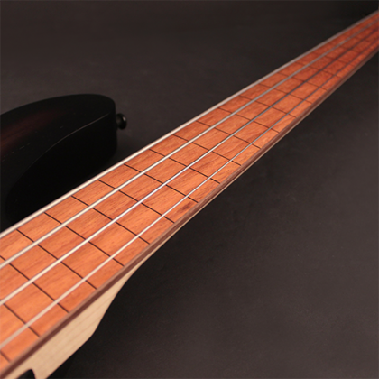 Cort B4fl Mhpz Active Piezo Fretless Jat - Trans Black Burst Satin - Basse Électrique 1/2 Caisse - Variation 4