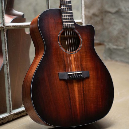 Cort Core-ga Blackwood Grand Auditorium Cw Tout Blackwood Ova - Open Pore Light Burst - Guitare Electro Acoustique - Variation 1