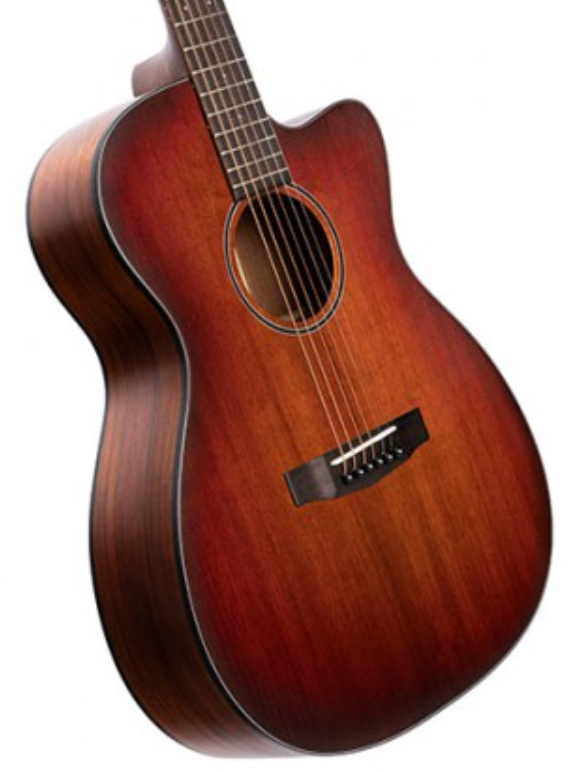 Cort Core Oc Blackwood Om Cw Tout Blackwood Ova - Open Pore Light Burst - Guitare Electro Acoustique - Variation 1