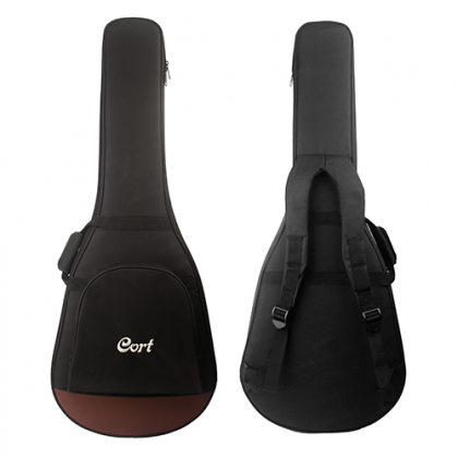 Cort Core Oc Spruce Om Cw Epicea Acajou Ova - Open Pore Trans Black - Guitare Electro Acoustique - Variation 4