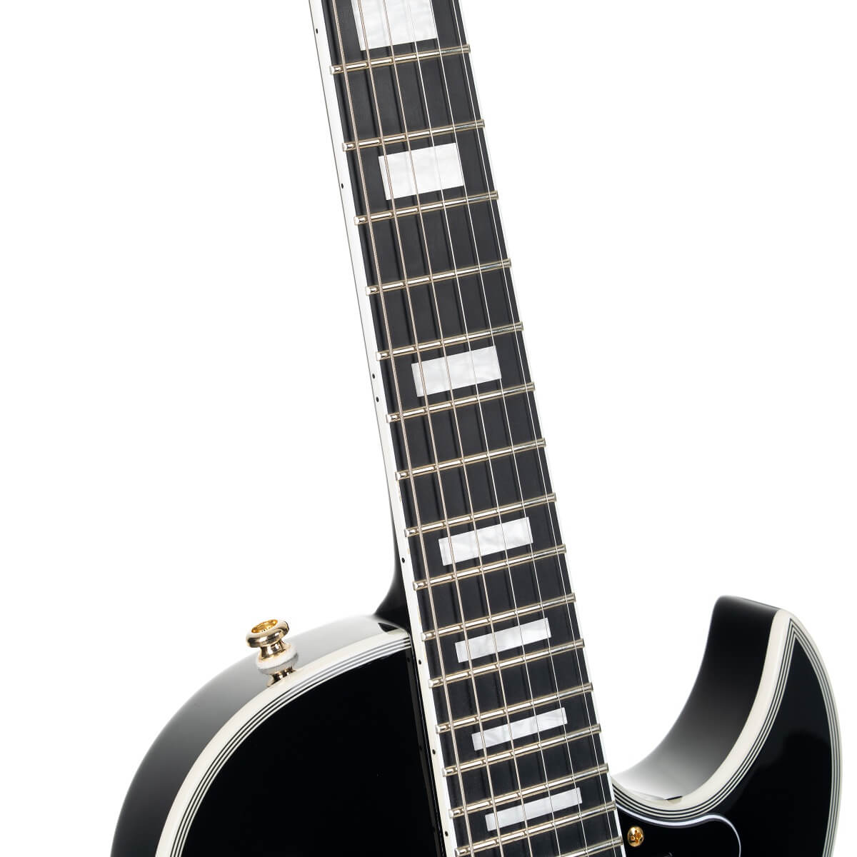 Cort Cr270 Ht Hh Mi - Black - Guitare Électrique Single Cut - Variation 2