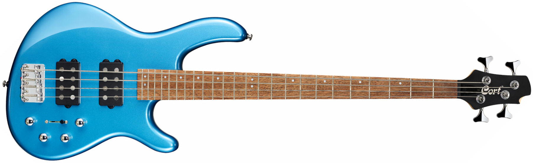 Cort Action Hh4 Active Jat - Tasman Light Blue - Basse Électrique Solid Body - Main picture