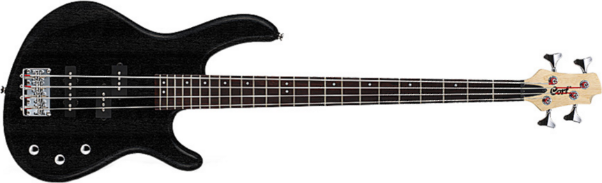 Cort Action Pj Opb - Open Pore Black - Basse Électrique Solid Body - Main picture