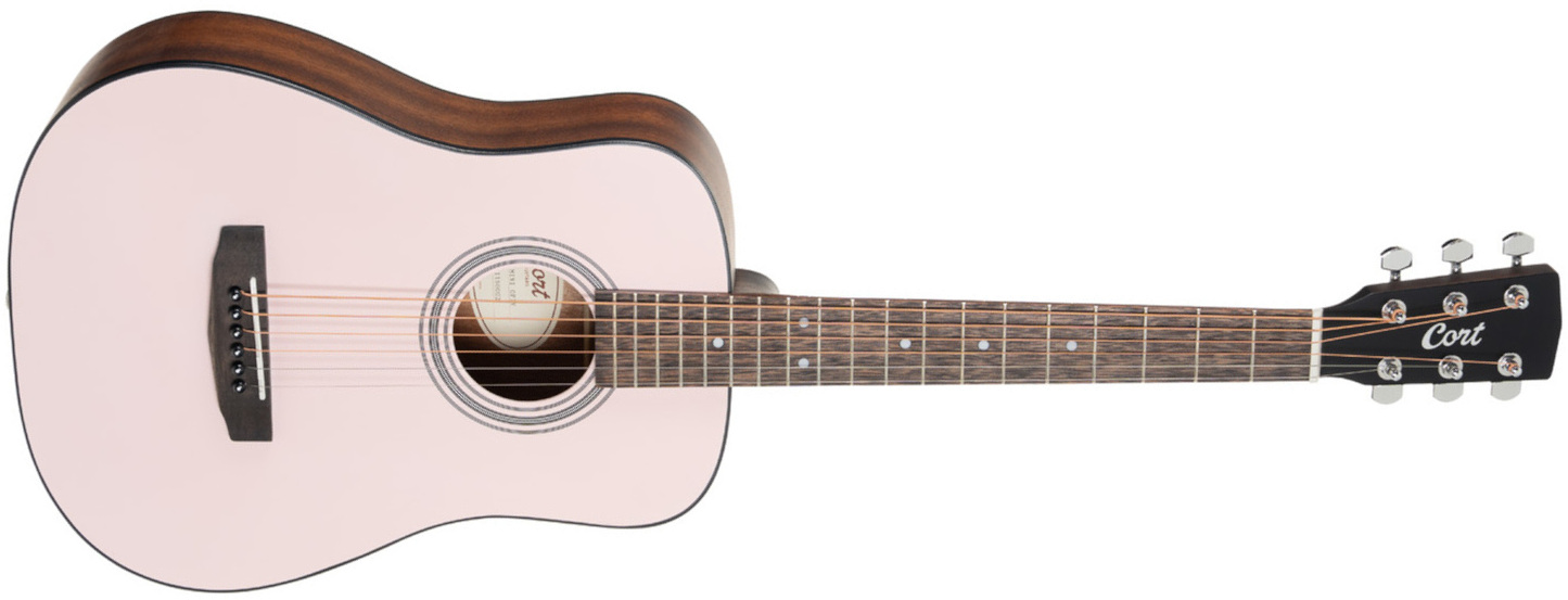 Cort Ad Mini Op Epicea Acajou Mer - Ivory - Guitare Folk - Main picture