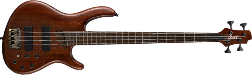 Cort B4 Plus Mh Opm Artisan Active Bartonini Rw - Open Pore Mahogany - Basse Électrique Solid Body - Main picture