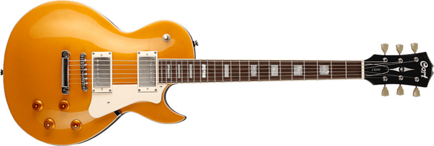 Cort Cr200 Gt Classic Rock - Gold Top - Guitare Électrique Single Cut - Main picture