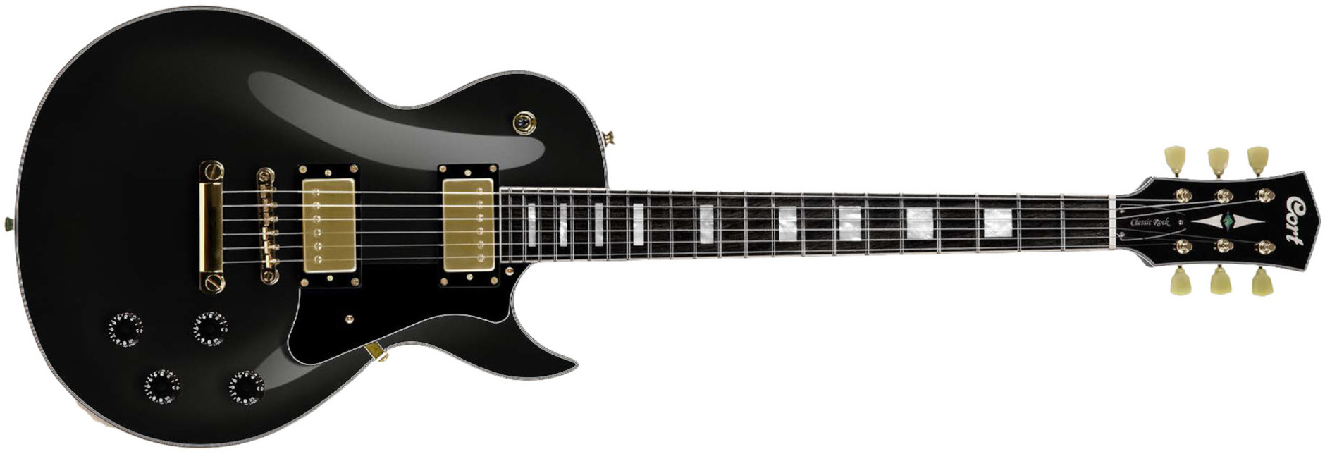 Cort Cr270 Ht Hh Mi - Black - Guitare Électrique Single Cut - Main picture