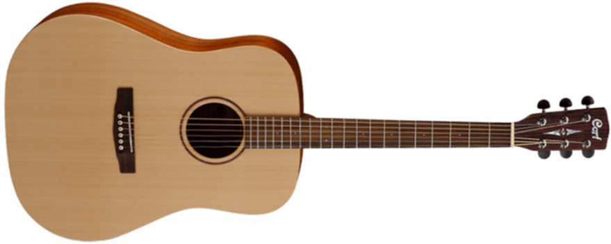 Cort Earth Grand Dreadnought Epicea Acajou Ova - Natural Open Pore - Guitare Acoustique - Main picture