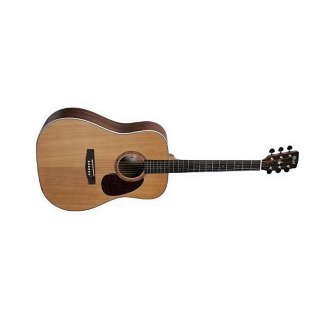 Cort Earth100c Dreadnought Cedre Acajou - Natural - Guitare Acoustique - Main picture