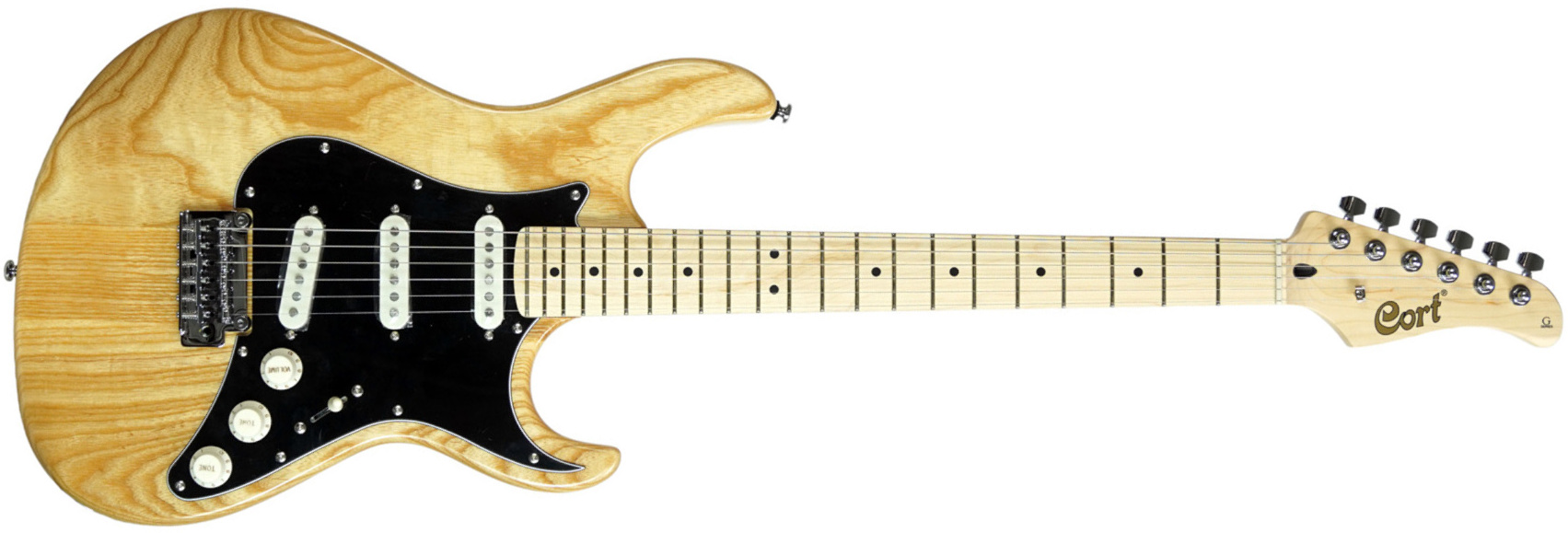 Cort G250 Tab 3s Trem Mn - Natural - Guitare Électrique Forme Str - Main picture