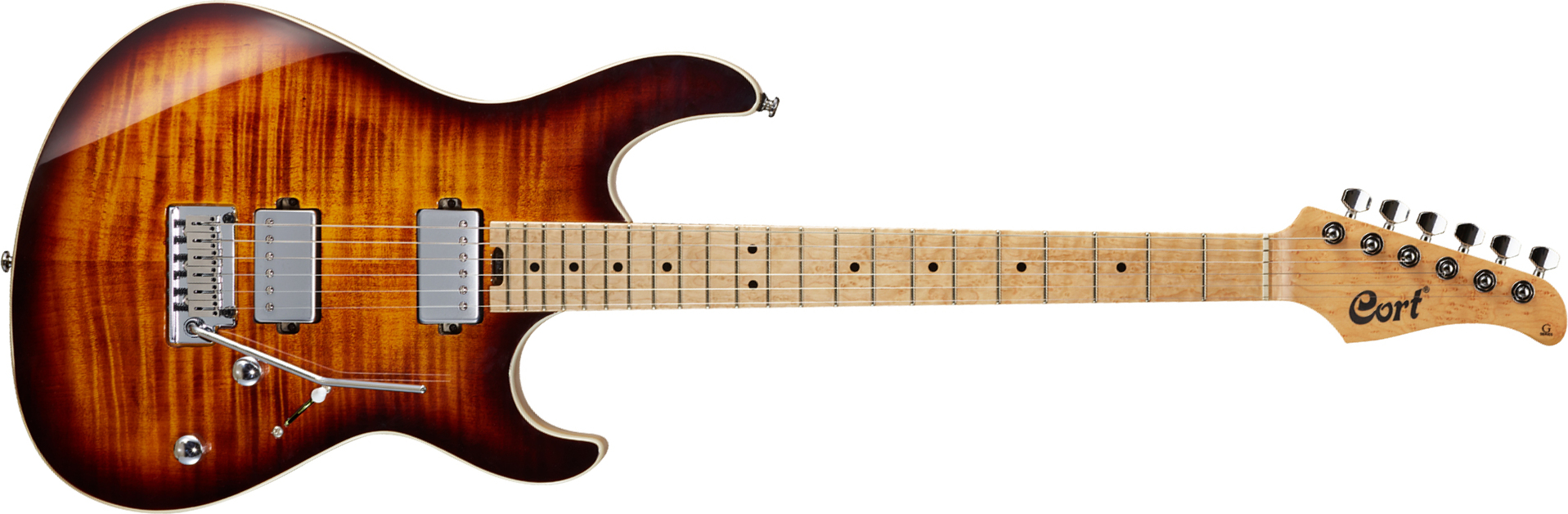 Cort G290 Fat Avb Hh Trem Mn - Violin Burst - Guitare Électrique Forme Str - Main picture