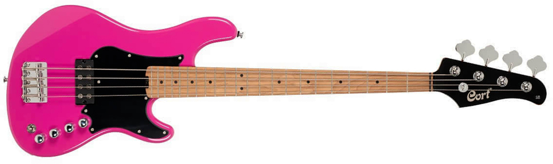 Cort Gb Short Scale Bass Shsc Active Mn - Fandango Purple - Basse Électrique Solid Body - Main picture