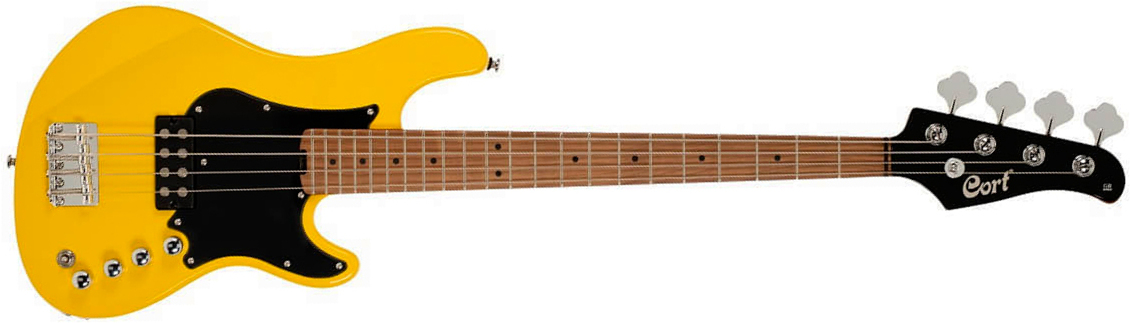 Cort Gb Short Scale Bass Shsc Active Mn - Yellow Crush - Basse Électrique Solid Body - Main picture