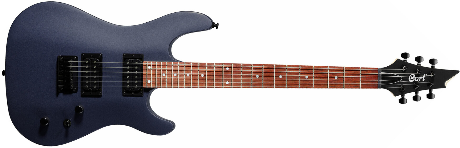 Cort Kx100 Ma Hh Ht Jat - Metallic Ash - Guitare Électrique Forme Str - Main picture