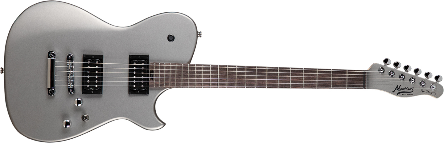 Cort Matthew Bellamy Mbm-1 Signature Hh Ht Lau - Silver Sparkle - Guitare Électrique RÉtro Rock - Main picture