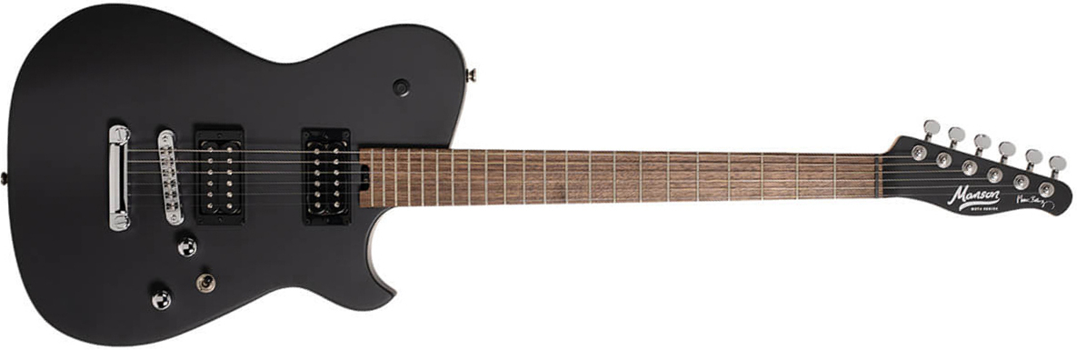 Cort Matthew Bellamy Mbm2h Meta Signature 2h Ht Lau - Satin Black - Guitare Électrique Forme Tel - Main picture
