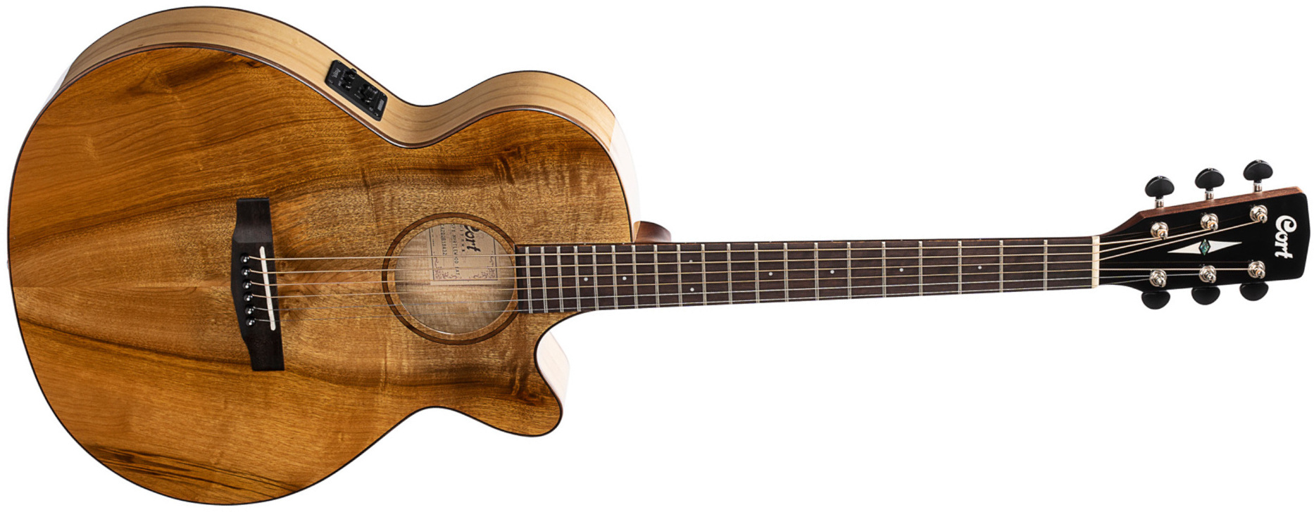 Cort Sfx Fishman Tout Myrtlewood Ov - Natural - Guitare Folk - Main picture