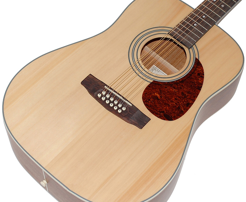 Cort Earth 70-12 Dreadnought 12c Cedre Acajou Ova - Natural Open Pore - Guitare Acoustique - Variation 1