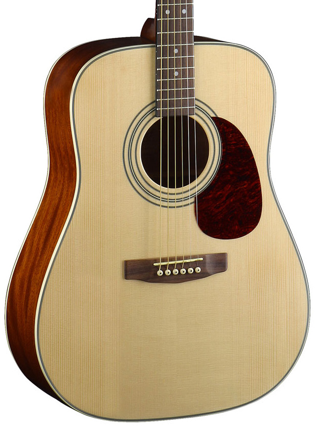 Cort Earth 70 Dreadnought Epicea Acajou Rw - Natural Gloss - Guitare Acoustique - Variation 2