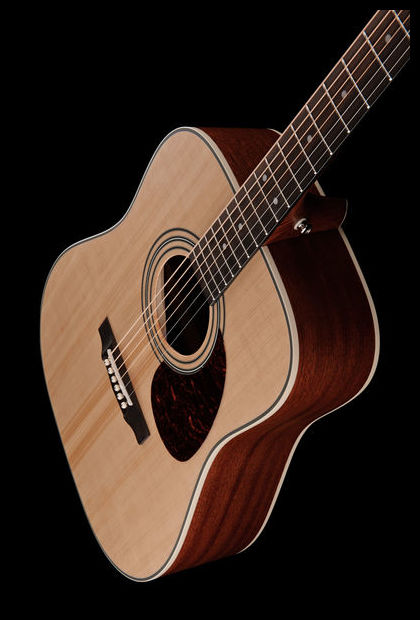 Cort Earth 70 Lh Dreadnought Gaucher Epicea Acajou Ova - Natural Open Pore - Guitare Acoustique - Variation 2