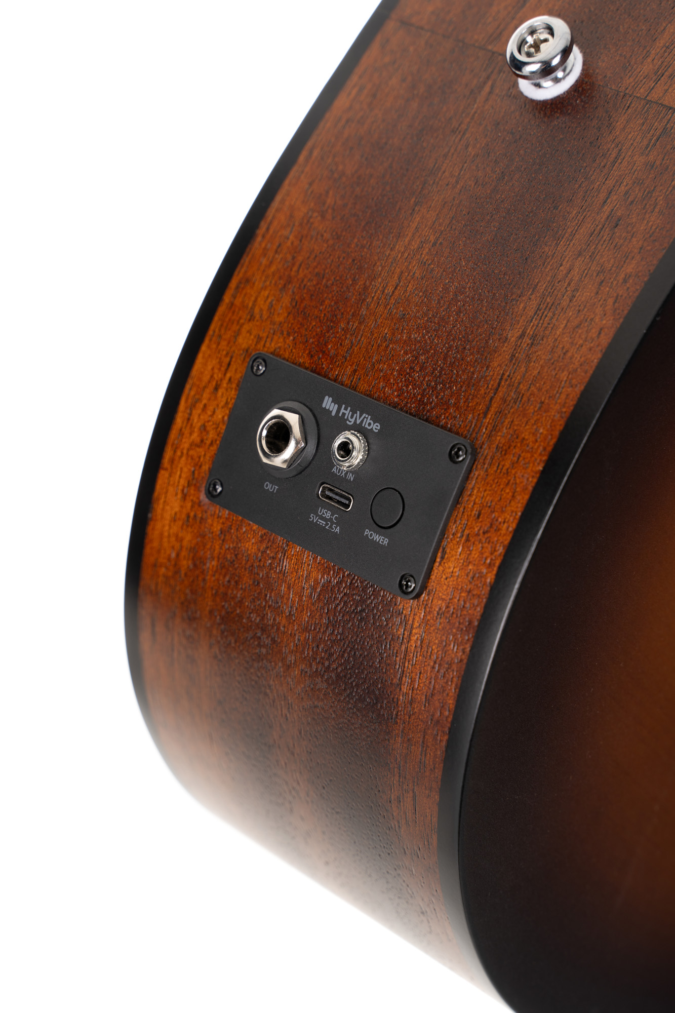Cort Earth Go Hyvibe Epicea Acajou Lau - Brown Burst - Guitare Folk - Variation 2