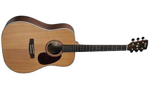 Cort Earth100c Dreadnought Cedre Acajou - Natural - Guitare Acoustique - Variation 1