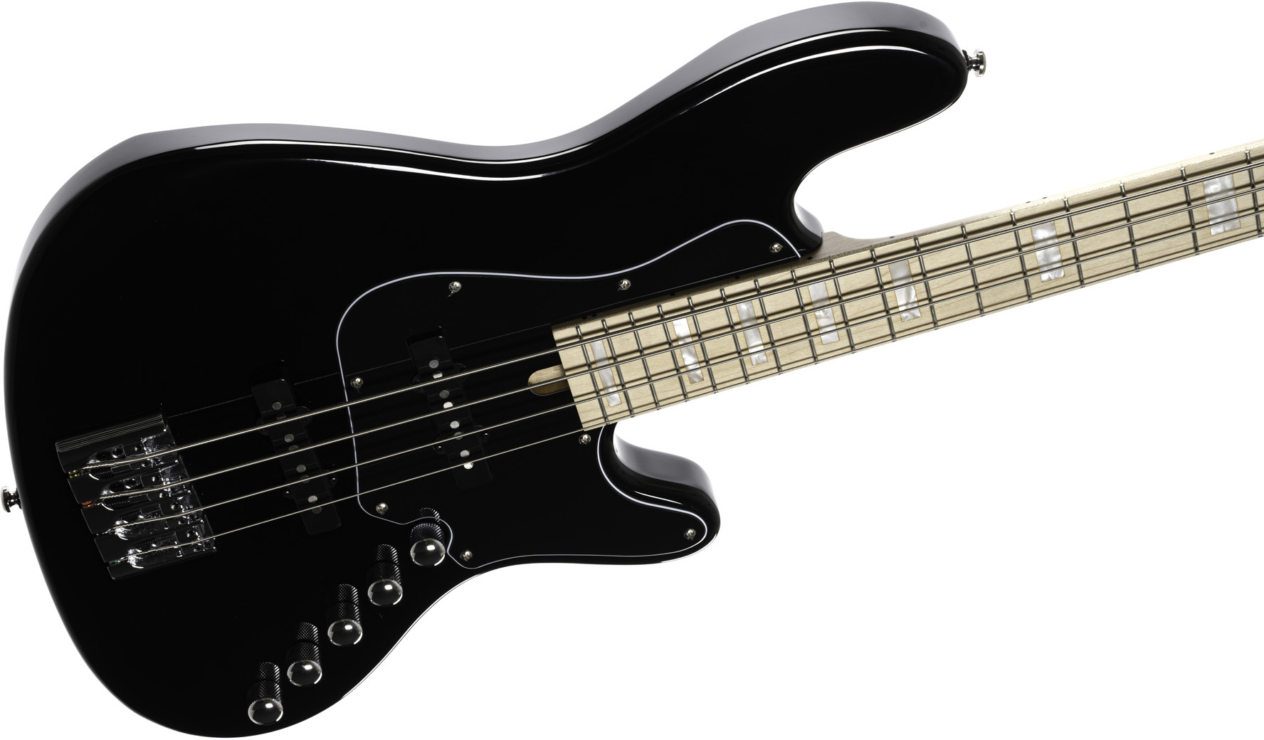 Cort Elrick Njs 4c Active Bartolini Mn - Black - Basse Électrique Solid Body - Variation 2