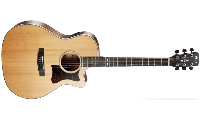 Cort Ga5f-bw Ns Grand Regal Auditorium Cw Cedre Blackwood 2016 - Natural Satin - Guitare Electro Acoustique - Variation 1