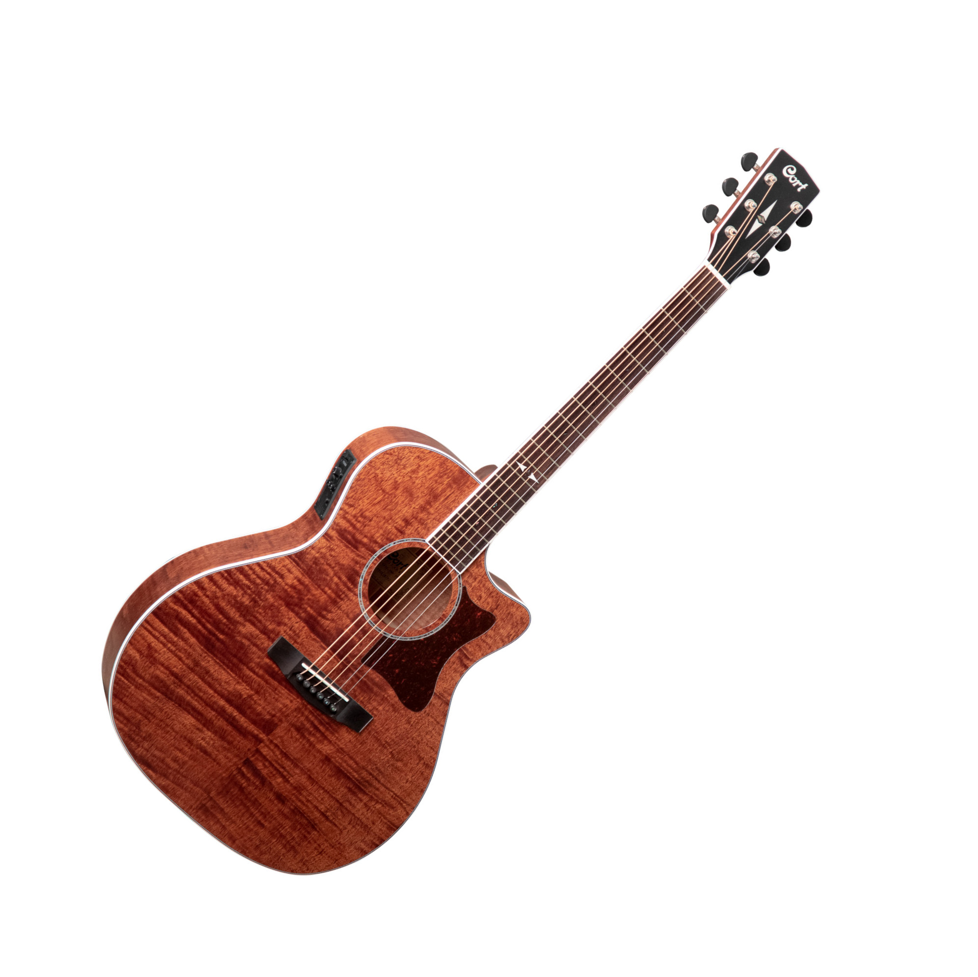 Cort Ga5ffmhop Electro Acajou - Natural - Guitare Folk - Variation 1