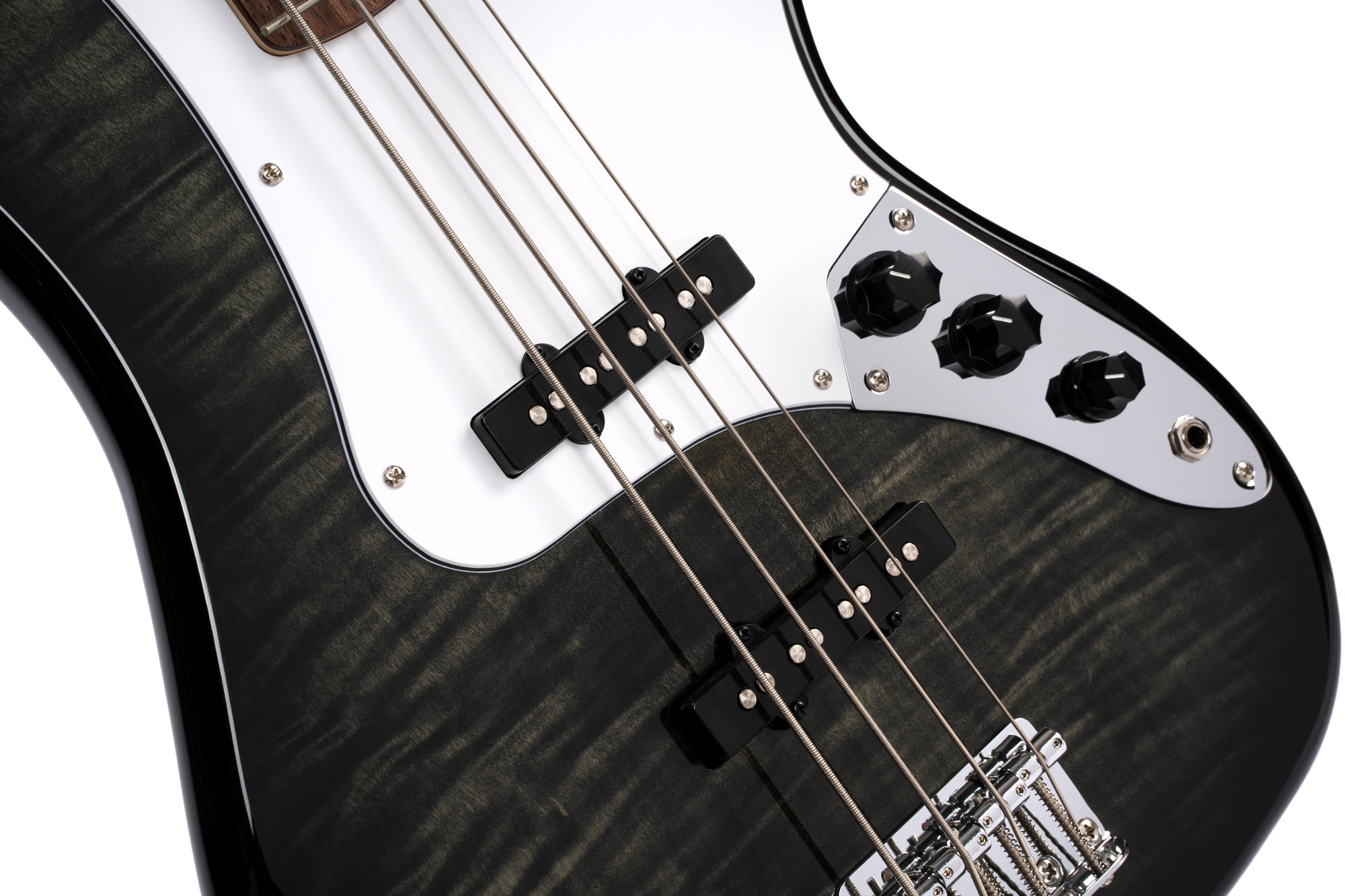 Cort Gb24jj Tbk Jat - Trans Black - Basse Électrique Solid Body - Variation 2