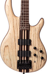 Basse électrique solid body Cort A4 Ultra Ash - Etched natural black