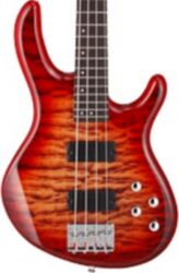 Basse électrique solid body Cort Action DLX Plus - Cherry red sunburst