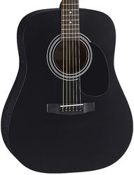 Guitare folk Cort AD810 - Black satin