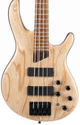 Basse électrique solid body Cort Artisan B4 Element - Open pore natural