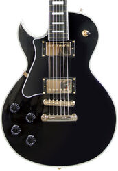 Guitare électrique single cut Cort CR270 Left-Hand - black