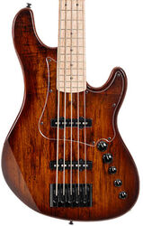 Basse électrique solid body Cort GB-Fusion 5-String - Antique Brown Burst