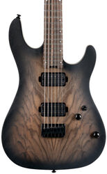 Guitare électrique métal Cort KX500 Baritone - black burst