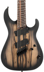 Guitare électrique multi-scale Cort KX508 Multi Scale 7-String - Natural Black Burst