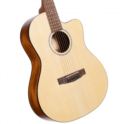 Cort Jade1 Concert Cw Epicea Acajou Mer - Natural Open Pore - Guitare Acoustique - Variation 1