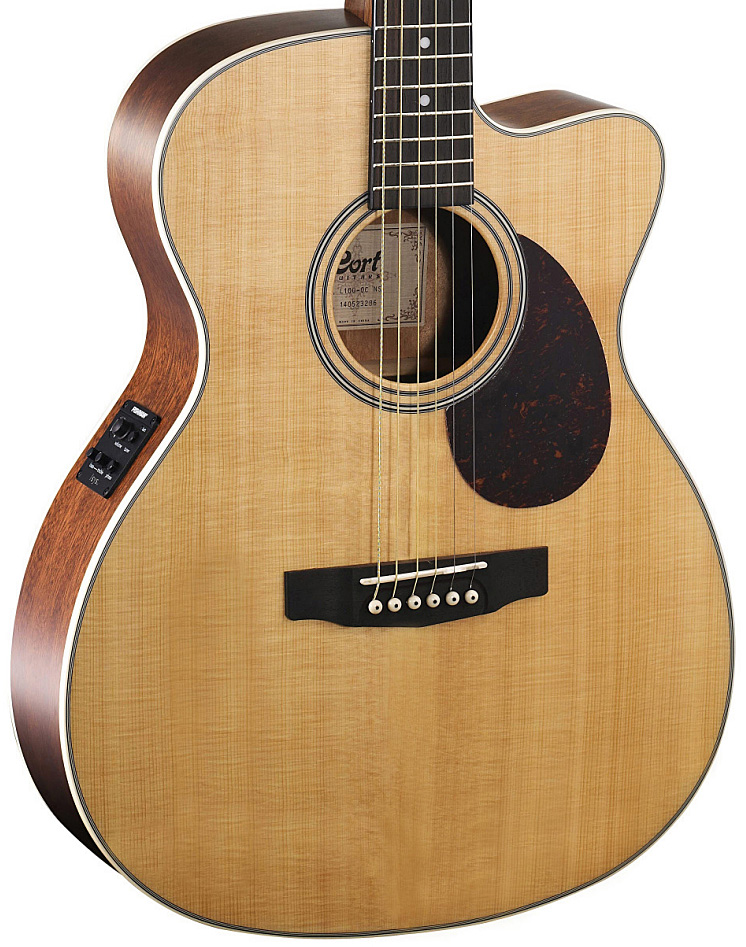 Cort L100-oc Ns Om Orchestra Model Cw Epicea Acajou - Natural Satin - Guitare Electro Acoustique - Variation 2