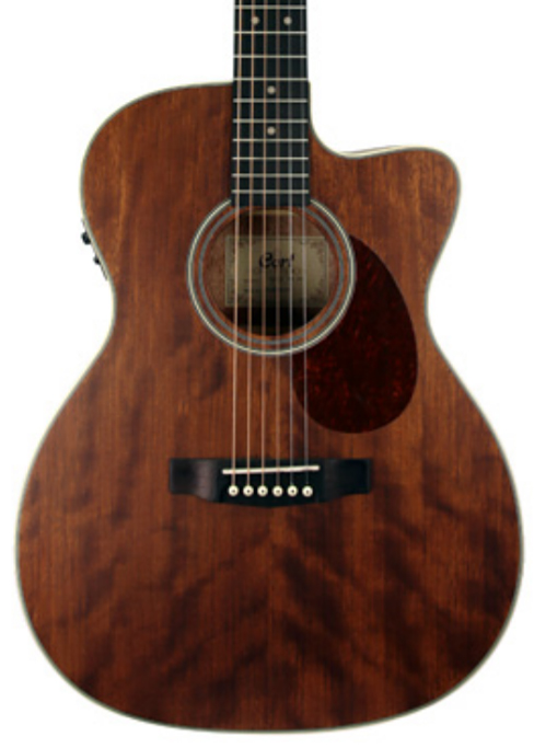 Cort Luce L100-ocmh Ns Om Orchestra Model Cw Tout Acajou Ova - Natural Satin - Guitare Electro Acoustique - Variation 1