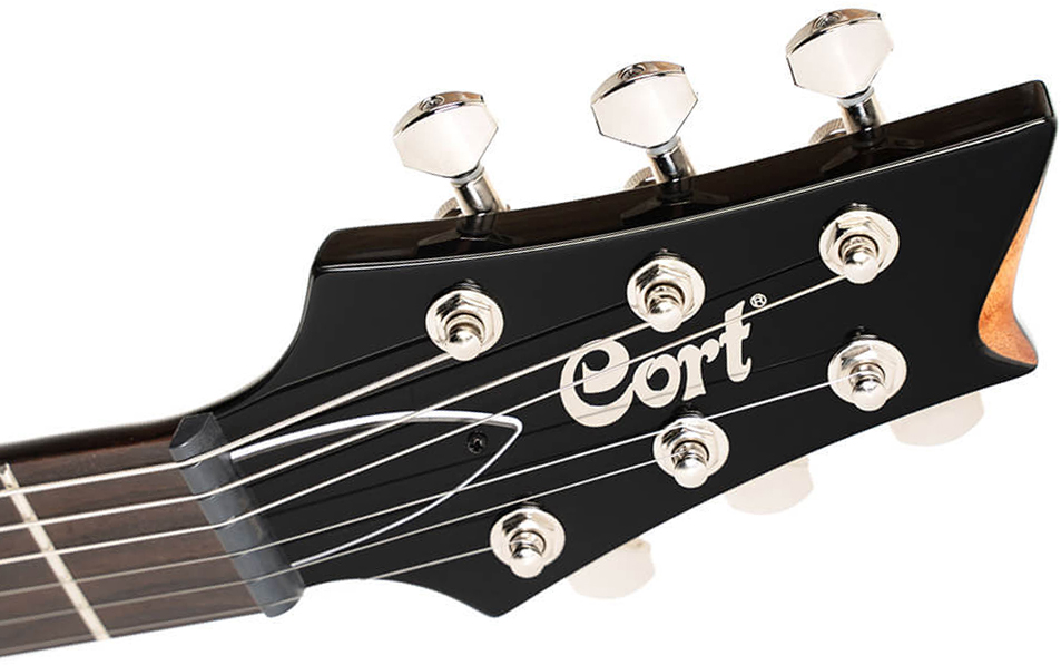 Cort M600 2h Ht Rw - Tobacco Sunburst - Guitare Électrique Double Cut - Variation 4