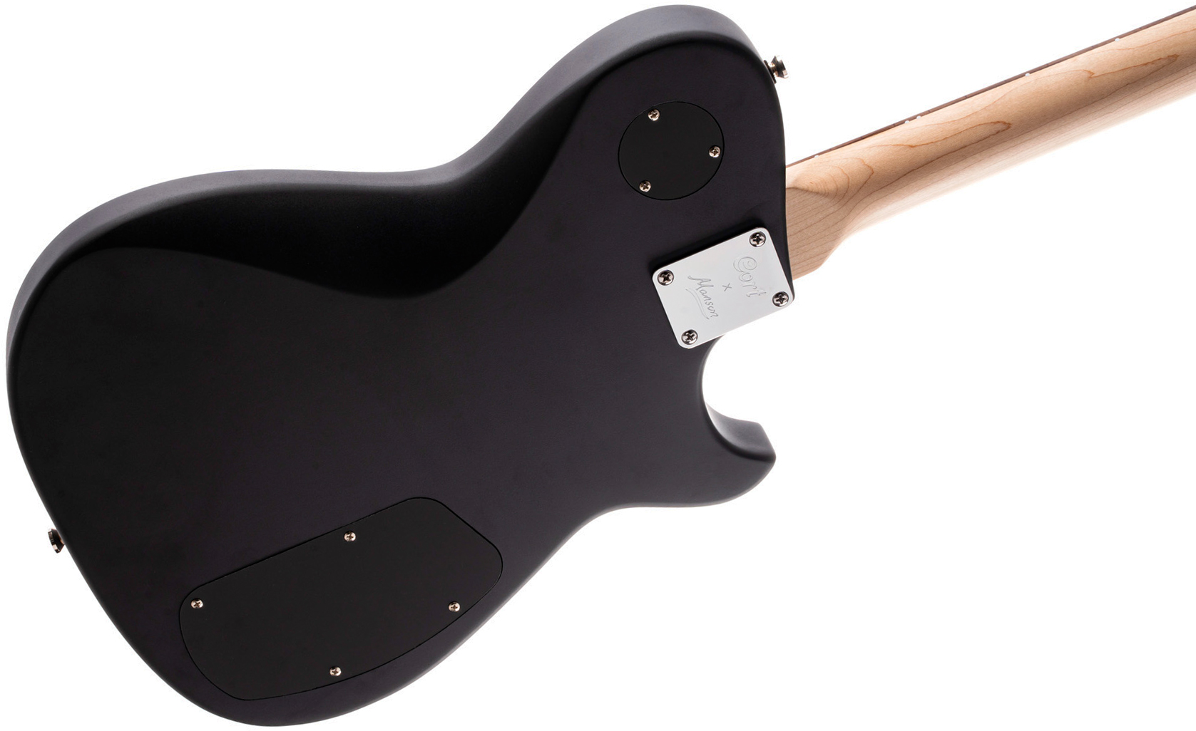 Cort Matthew Bellamy Mbm2h Gaucher Signature 2h Ht Lau - Satin Black - Guitare Électrique Forme Tel - Variation 3