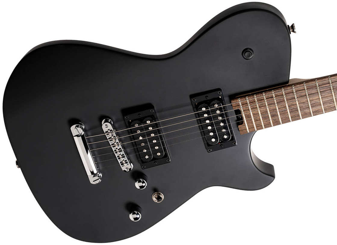 Cort Matthew Bellamy Mbm2h Meta Signature 2h Ht Lau - Satin Black - Guitare Électrique Forme Tel - Variation 2